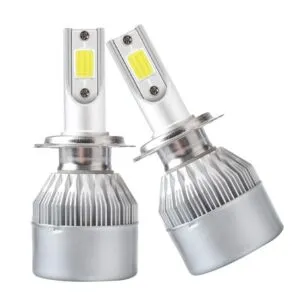Комплект автомобильных светодиодных LED ламп Car Led H3, 33 Вт / Лампы для авто / Авто лампочки