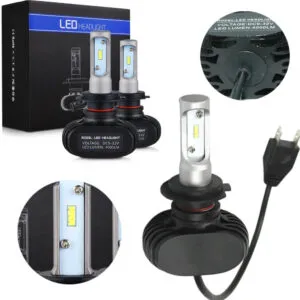 Комплект светодиодных автоламп для фар, 2 шт, HeadLight S1 H7 / Автомобильные LED лампы