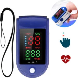 Портативний пульсоксиметр с цветным OLED дисплеем LK87 / Цифровой пульсометр-оксиметр на палец