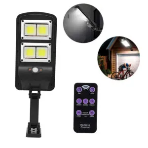 Настенный уличный прожектор с датчиком движения 5 Вт, LL-68T / Фонарь с пультом управления