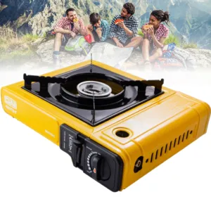 Портативная газовая настольная плита с чемоданом 2300Вт BDZ-153-KS01 / Туристическая горелка / Газовая плитка