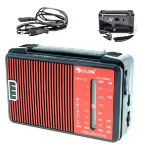 Аккумуляторный радиоприемник от сети, Golon RX-A08AC / Мини FM радио / Портативное радио
