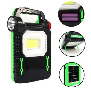 Аккумуляторна лампа с солнечной панелью 2400 MAH, JC-918 / Светодиодный светильник