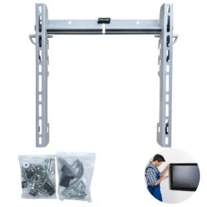 Настенный крепеж для телевизора 30-80 дюймов до 40 кг, V-Star GK 2407 / Надежный кронштейн для ТВ