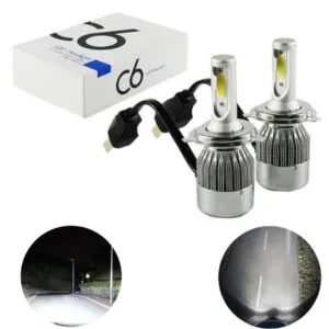 Светодиодные автолампы 2шт C6-H3 / Автомобильные лампы / Лампы светодиодные в автомобиль