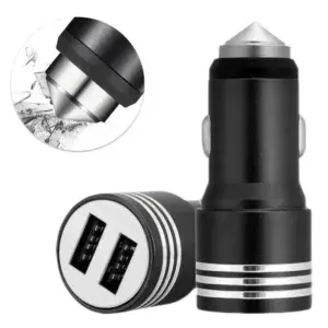 Зарядка от прикуривателя USB 2400 mAh Car hammer / Авто адаптер / Зарядное устройство