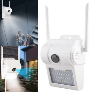 Уличная IP камера наблюдения с подсветкой и WIFI, CAMERA D2 / Наружная видеокамера / Вай-фай камера для дома