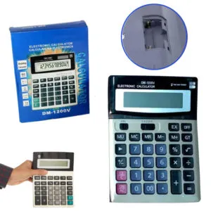 Настольный калькулятор, 12-разрядный, DM-1200V / Большой бухгалтерский калькулятор для стола