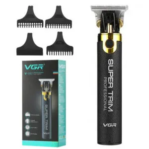 Машинка для стрижки волос, аккумуляторная, с насадками, VGR V-082 7782 / Беспроводной триммер для бороды