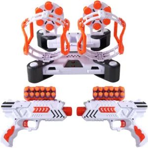 Детский тир с 2 бластерами Space Wars Toys / Набор для стрельбы по мишеням / Домашний тир