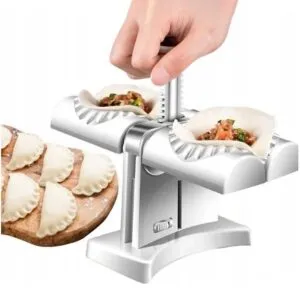 Машинка для изготовления пельменей и вареников MA-24 / Ручной аппарат для лепки вареников / Пресс форма