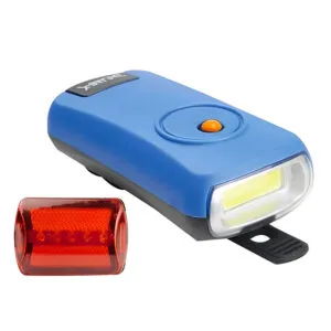 Велосипедный фонарь передний и задний на батарейках, Bailong BL-908  / Велофонарь / Фонарь на велосипед