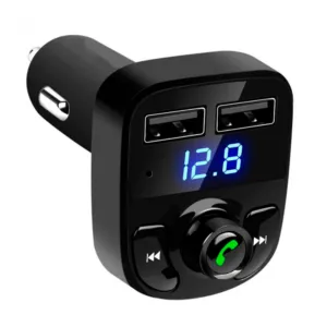 ФМ-трансмиттер с Bluetooth, CAR X8 BT, с 2-мя USB / Автомобильный FM модулятор с подсветкой