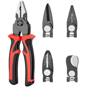 Плоскогубцы 5в1 многофункциональные со сменными насадками / Набор плоскогубцев/Многофункциональные плоскогубцы