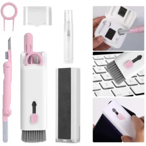 Набор для чистки клавиатуры 7в1 / Щетка для чистки гаджетов, наушников, экранов