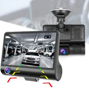 Автомобильный видеорегистратор XH202/319 3 камеры Full HD / Видеорегистратор / Видеорегистратор для авто