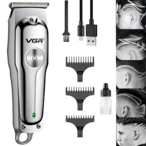 Беспроводная машинка для стрижки USB, VGR V-071 / Профессиональный триммер-машинка для стрижки и бритья