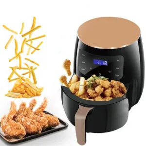 Аэрофритюрница на 6л, 2600Вт, Lambent Star S-18 / Электрический аэрогриль с дисплеем / Фритюрница безмаслянная