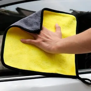 Полотенце из микрофибры 30х30см для машины, 1шт / Автомобильное полотенце / Полотенце для сушки авто