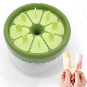 Форма для мороженого на 8 порций, ICE CREAM MOLD, Зеленый / Форма для эскимо / Мороженица пластиковая