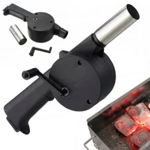 Ручной вентилятор для разжигания мангала / Воздуходувка для барбекю / Вентилятор для розжига гриля