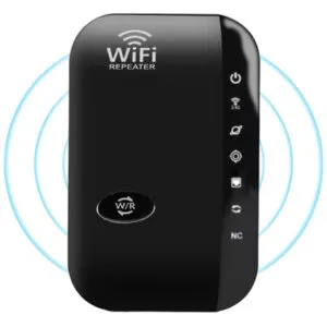 Ретранслятор WiFi сигнала до 300 Мбит/с, 2,4G, от сети / Расширитель диапазона Wifi / Усилитель ваф фай
