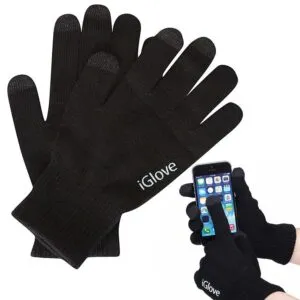 Перчатки для сенсорных экранов iGloves, унисекс, Черные / Сенсорные зимние перчатки для смартфона