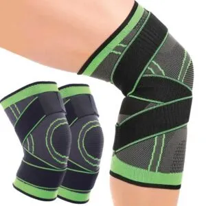 Набор 2шт Бандаж коленного сустава XL, KNEE SUPPORT WN-26 / Фиксатор коленного сустава / Наколенник эластичный