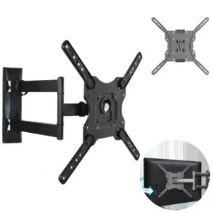 Кронштейн настенный для телевизора 32"-55" до 30кг, EL-P4 / Крепление для ТВ / Наклонно-поворотный кронштейн