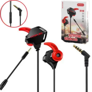 Наушники вакуумные GM102, с микрофоном / Геймерские проводные наушники для игр