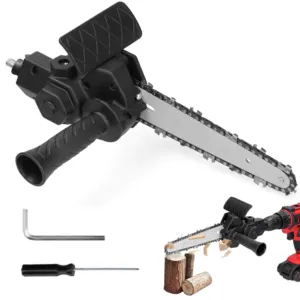 Насадка для дрели цепная пила, с боковой подтяжкой / Портативная мини электропила