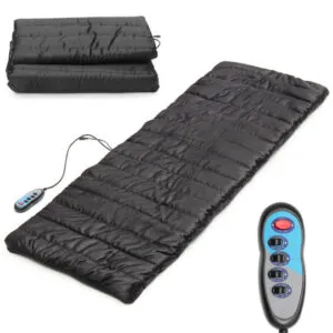 Массажный матрас (170х58х3,5см) c подогревом  / Электромассажер с пультом / Вибромассажный коврик
