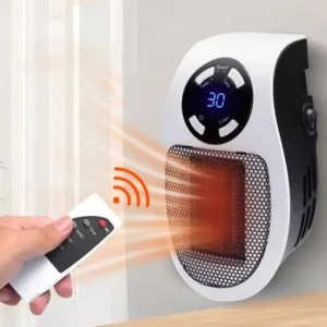 Мини обогреватель в розетку 500W, Portable Heater + пульт управления / Портативный электрообогреватель