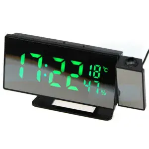 Электронные часы с проекцией времени, термометром и будильником VST 896S-4 / Часы с проектором