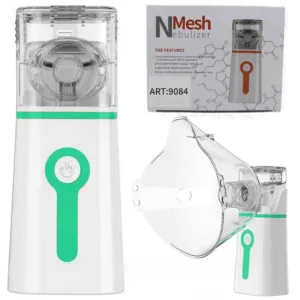 Портативный ультразвуковой ингалятор M 202, от батареек и от USB / Ручной ингалятор небулайзер / Ингалятор