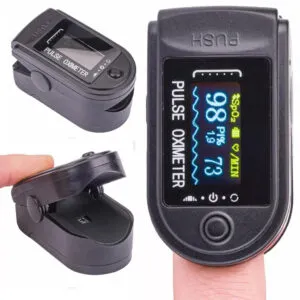 Пульсоксиметр TFT на палец SP2 / Портативный пульсометр / Оксиметр на палец / Измеритель пульса и кислорода