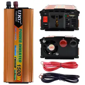 Преобразователь напряжения с 24V на 220V, 1500W, SSK 24V / Автомобильный инвертор / Автоинвертор