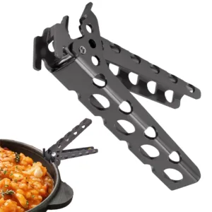 Походный держатель для сковороды / Чапельник для сковороды / Ручка для казанков / Зажим для сковороды
