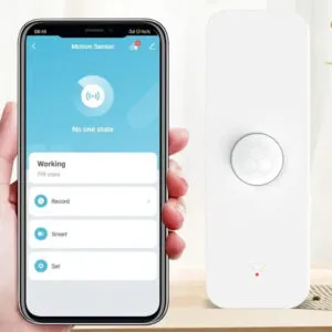 Беспроводной Wi-Fi датчик движения, от батареек, P01 / Умный инфракрасный датчик движения для дома
