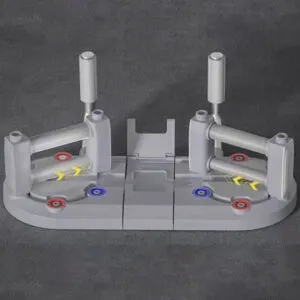 Фитнес тренажер для пресса, планки, отжиманий Locisne / Доска для отжиманий / Платформа для отжиманий