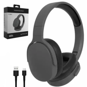 Беспроводные наушники с Bluetooth и микрофоном, 2961BT, Серые / Блютуз наушники накладные / Стильные наушники