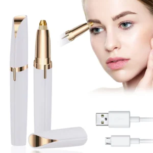 Карманный эпилятор для лица Flawless в стиле губной помады, от USB / Женский тример помада для удаления волос