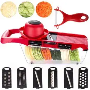 Овощерезка ручная Mandoline Slicer 6 in 1 / Терка для овощей / Мультислайсер