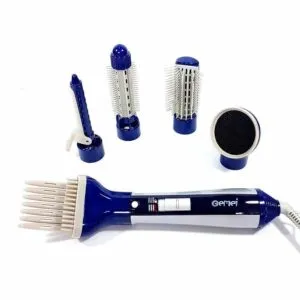 Профессиональный фен с насадками для сушки волос Gemei GM 4834 6в1 / Фен-стайлер