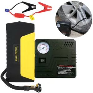 Пуско-зарядное устройство с компрессором 50800 мАч, JUMPSTARTER TM15 PUMP / Автомобильное пусковое устройство