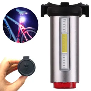 Задний стоп-сигнал Цилиндр на велосипед, USB, 3 цвета / Велосипедная фара мигалка / Велостоп