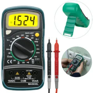 Мультиметр цифровой MZ MAS830L / Универсальный тестер с подсветкой экрана / Измеритель напряжения