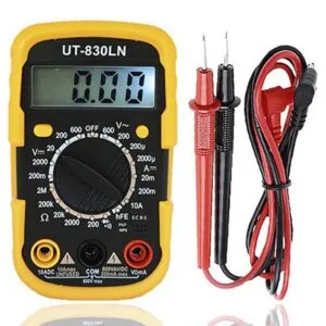 Мультиметр цифровой UT 830 LN, с подсветкой дисплея / Карманный цифровой тестер электричества