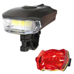 Велосипедный фонарь со стопом BL 508 COB, 5 режимов / Светодиодный фонарик для велосипеда / Фара на велосипед