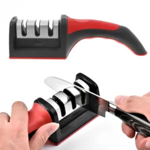 Ручная точилка для ножей Sharpener RS-168 NJ-523 / Механическая кухонная точилка для всех видов ножей